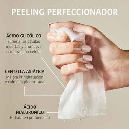 Máscara de tecido peeling com ácido glicólico Iroha Nature Perfect Skin 23 ml