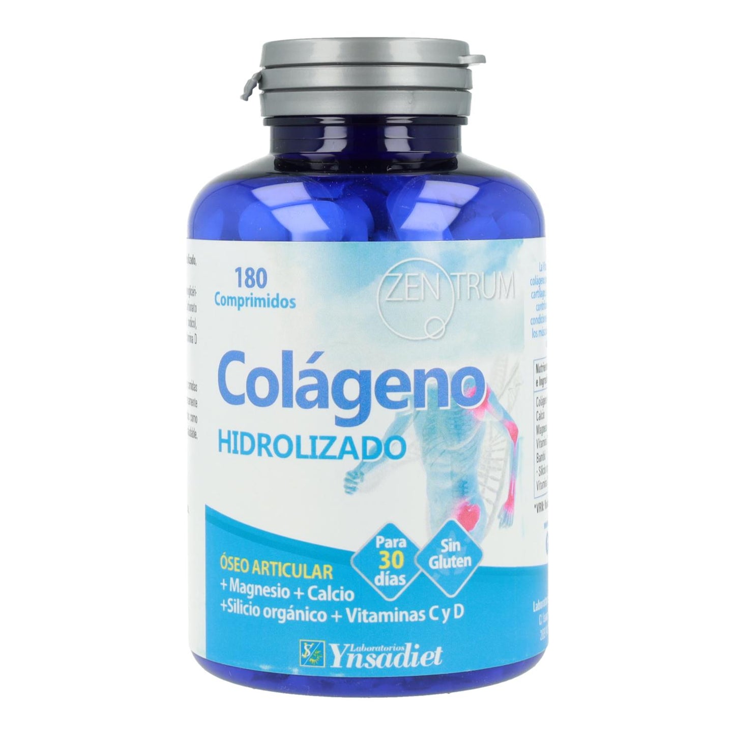 PC colagénio zentrum hidrolisado Ynsadiet 180 cápsulas