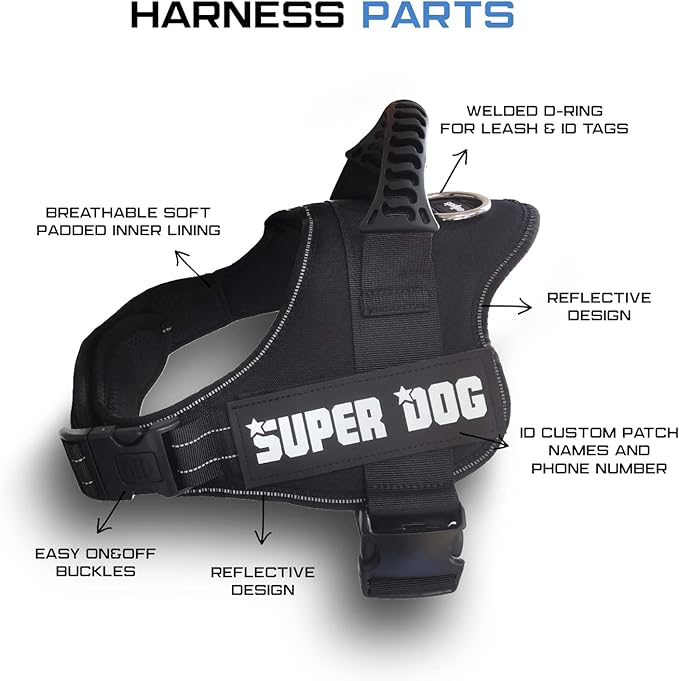 Edipets Arnés Para Perro Antitirones, Ajustable Y Personalizable_1