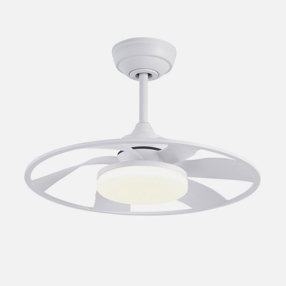Ventilador Dc Celsius 26w Blanco 6 Aspas 55d 2950lm 3000-4000-6500k 6vel. Remoto, Memoria Y Temporizador_1