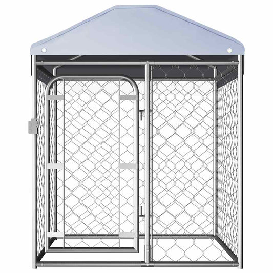 Perrera De Exterior Con Techo 100x100x125 Cm_0
