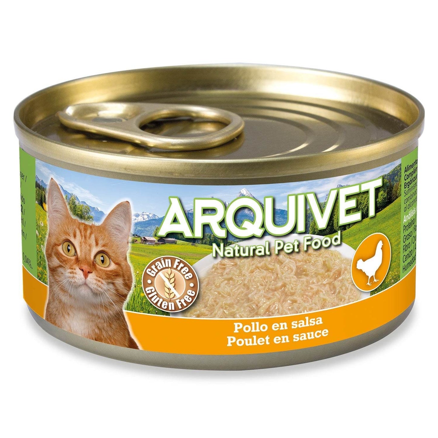 Frango com molho Arquivet 80 g Alimento húmido para gatos