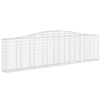 Cestas De Gaviones 10 Uds Forma De Arco Hierro 400x30x100/120cm_2