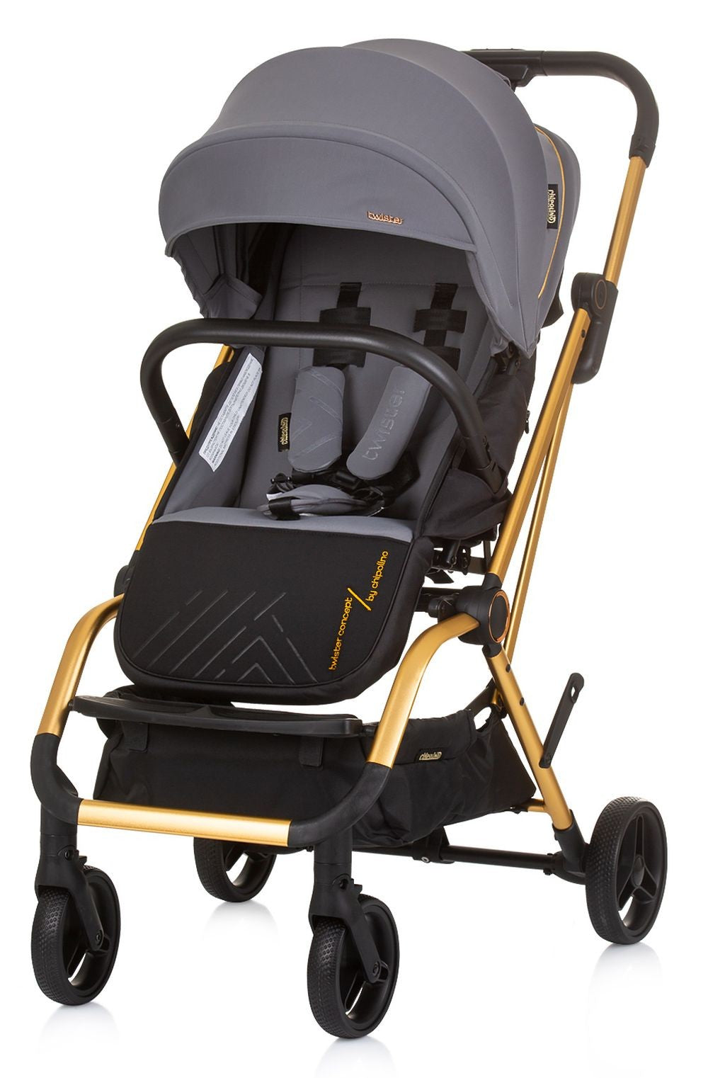 Silla De Paseo Hasta 22 Kg Y Rotación 360º Twister Granite_0