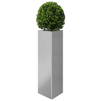 Jardineras Triangulares 2 Uds Acero Galvanizado 30x26x75 Cm_3