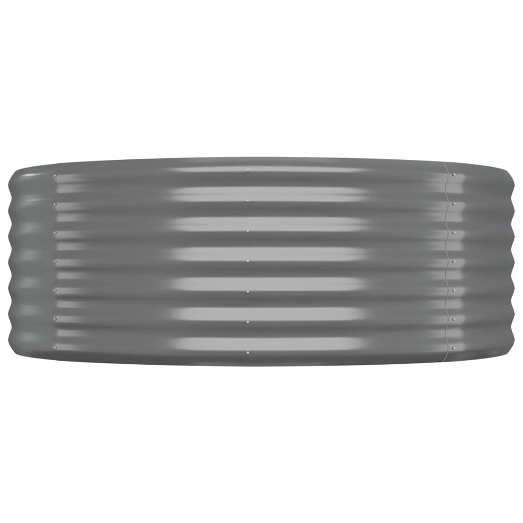 Jardinera Arriate Acero Galvanizado Gris 507x100x36 Cm_3
