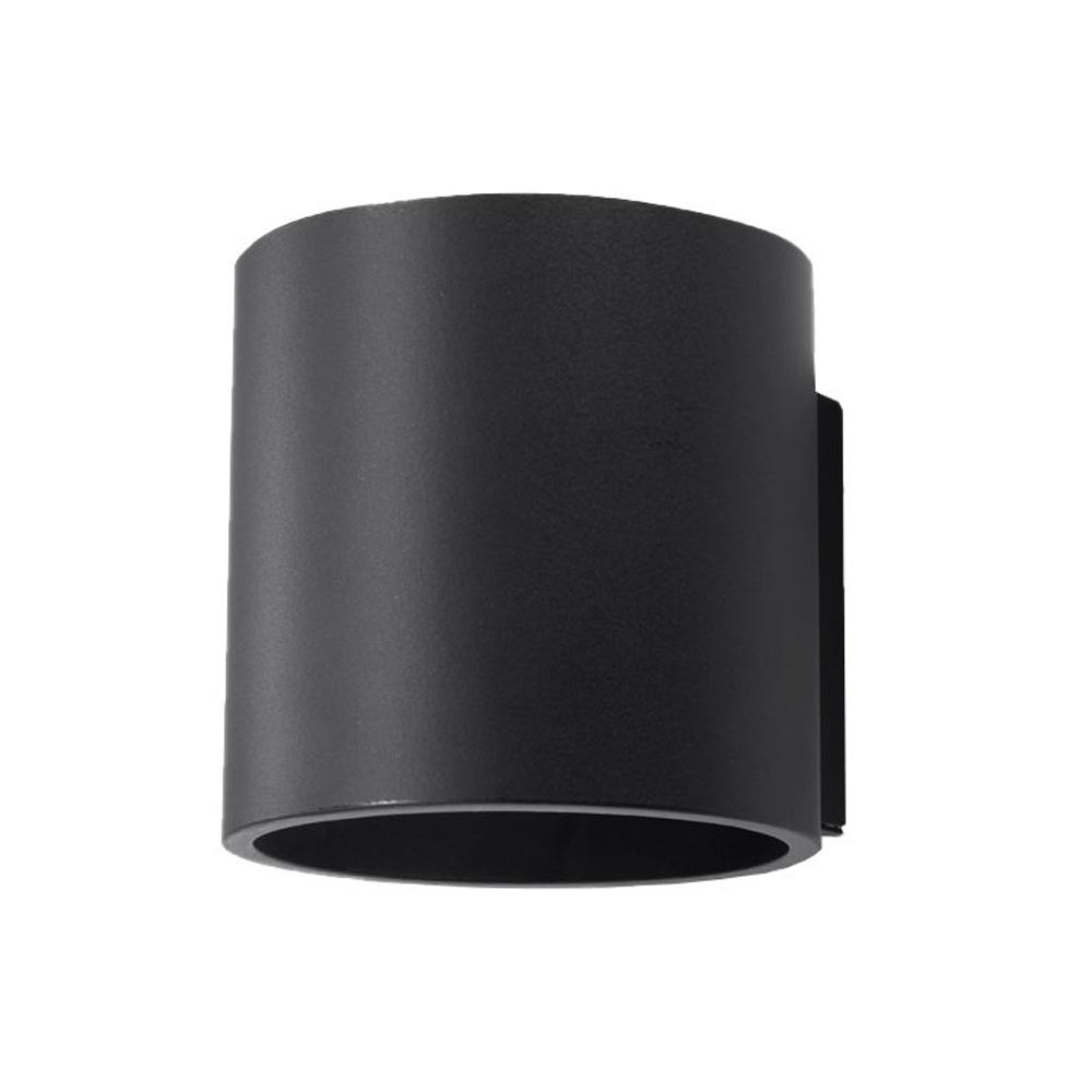 Aplique De Pared Orbis 1 Negro, G9_1