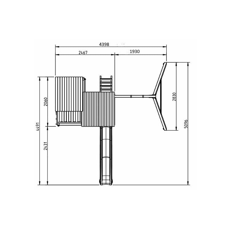 Parque Infantil Masgames Palazzo Xl Con Columpio Individual._2