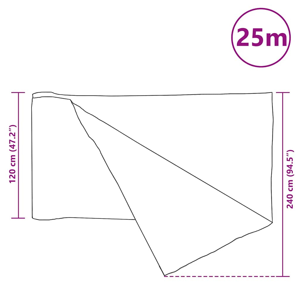 Vidaxl Red De Privacidad Hdpe Negro 1,2x25 M 75 G/m²_2