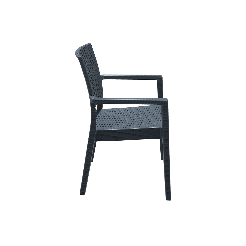 Siesta Exclusive Pack De 2 Sillas Para Exterior Ibiza Ratán Gris_1