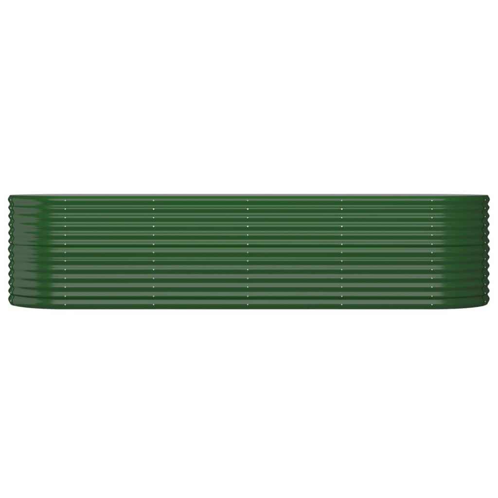 Jardinera Arriate Acero Galvanizado Verde 296x80x68 Cm_2