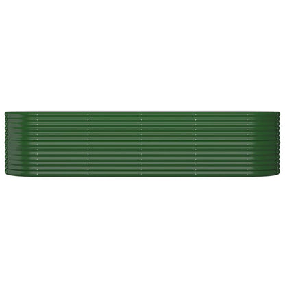 Jardinera Arriate Acero Galvanizado Verde 296x80x68 Cm_2