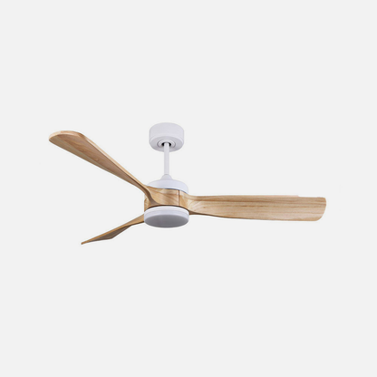 Ventilador Dc Oriente 26w Blanco 3 Aspas Haya 132d 6vel 3colores 2950lm Remoto,temporizador,memoria 24_1