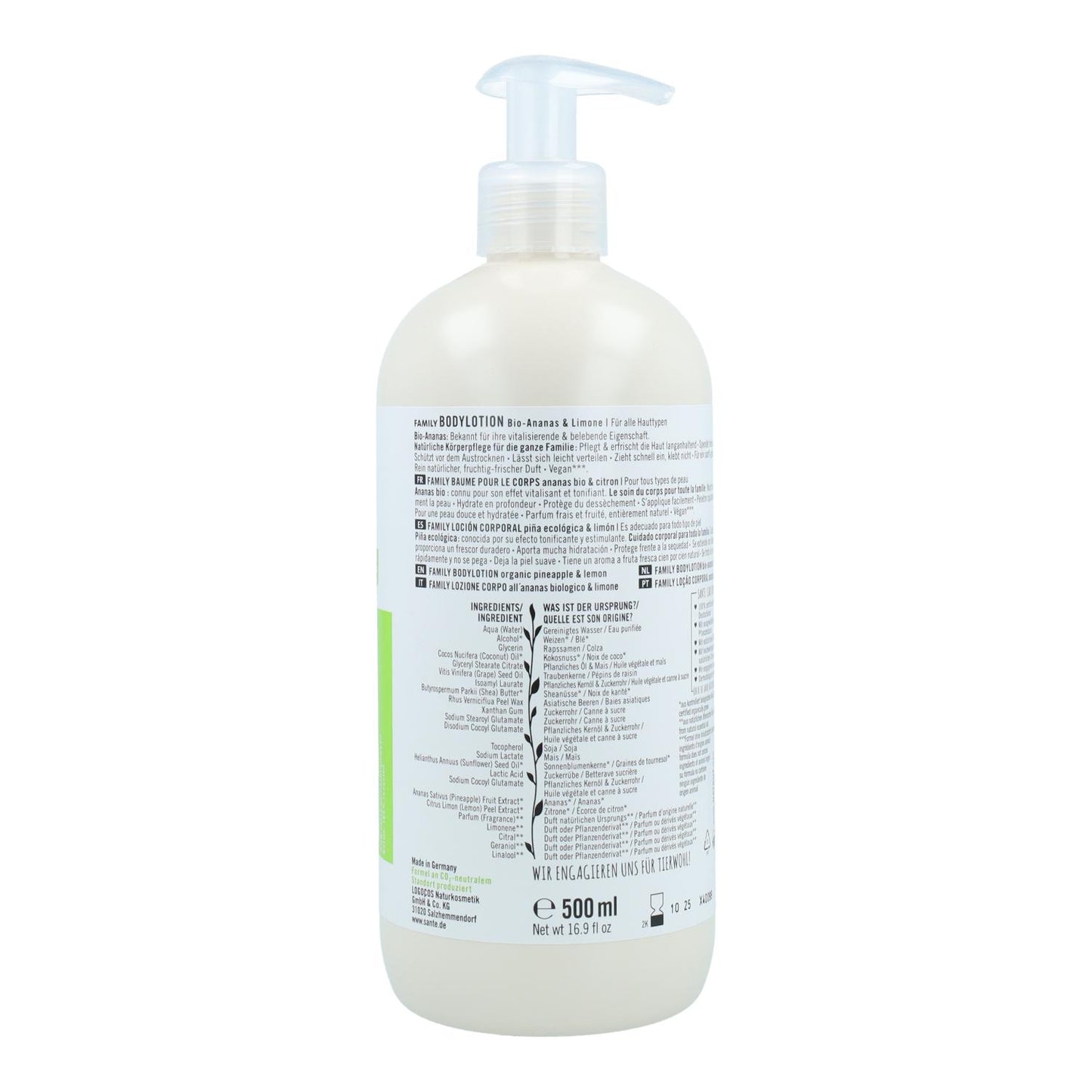 Loção Corporal Sante Ananás e Limão 500 ml