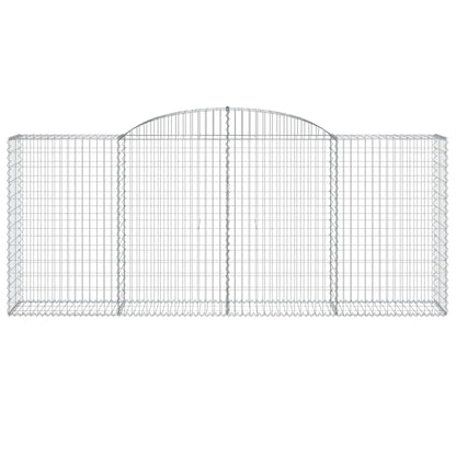 Cestas De Gaviones 3 Uds Forma De Arco Hierro 300x50x120/140 Cm_3