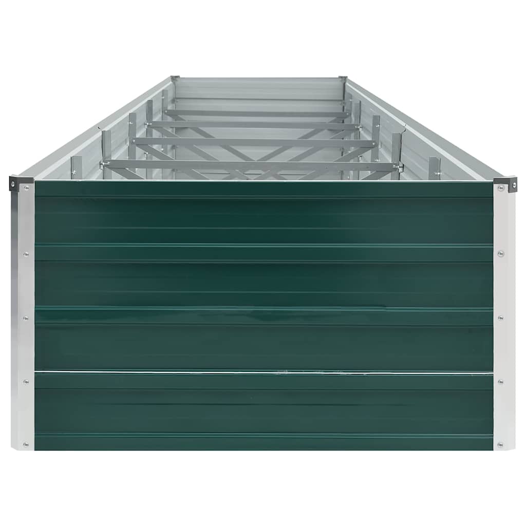 Arriate De Jardín De Acero Galvanizado Verde 480x80x45 Cm_3