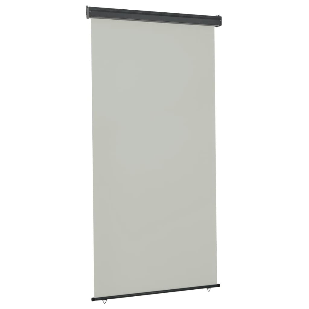 Vidaxl Toldo Lateral De Balcón Gris 122x250 Cm_0