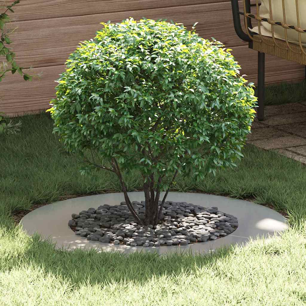 Adecuado Para Anillos De Árbol Plano 5 Uds. Plateado Ø50/80 Cm_1