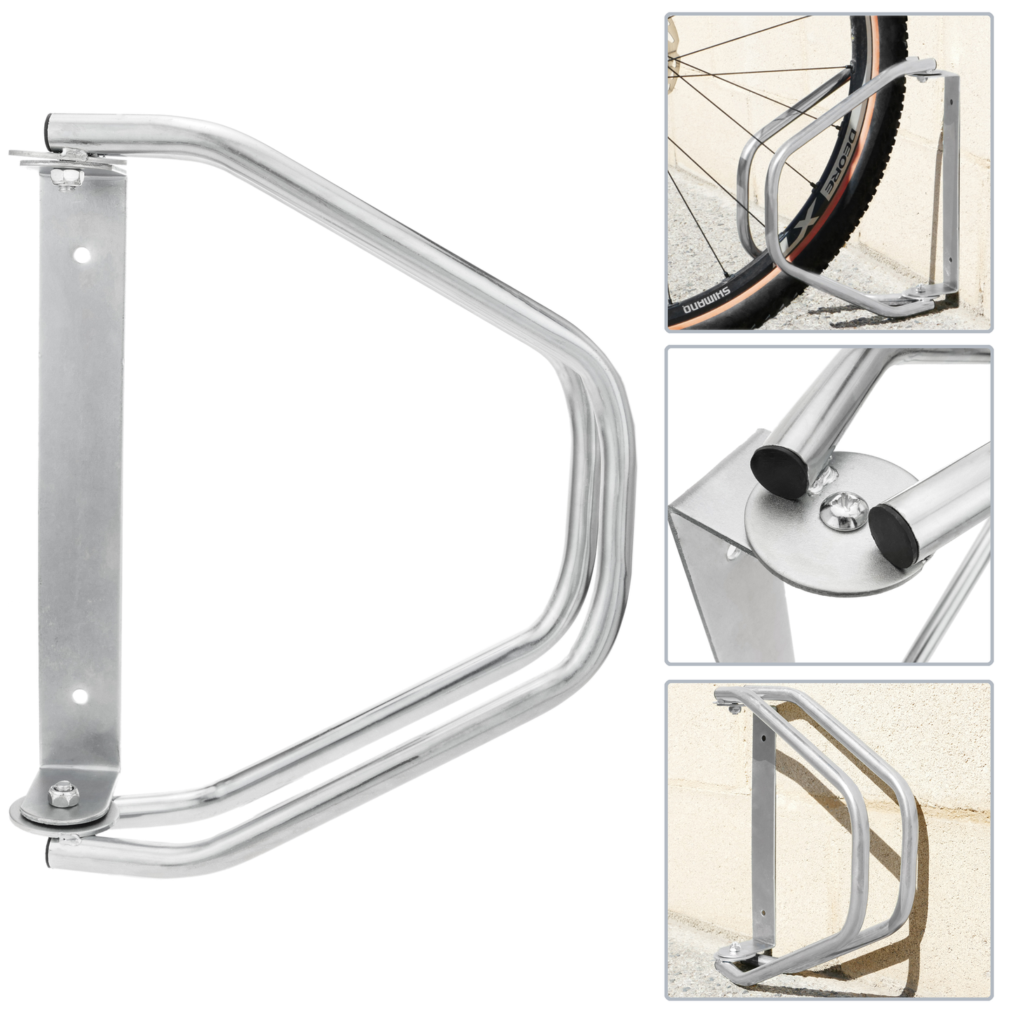 Soporte Para Aparcar Bicicletas En Pared Aparcamiento Orientable Para 2 Bicis_1