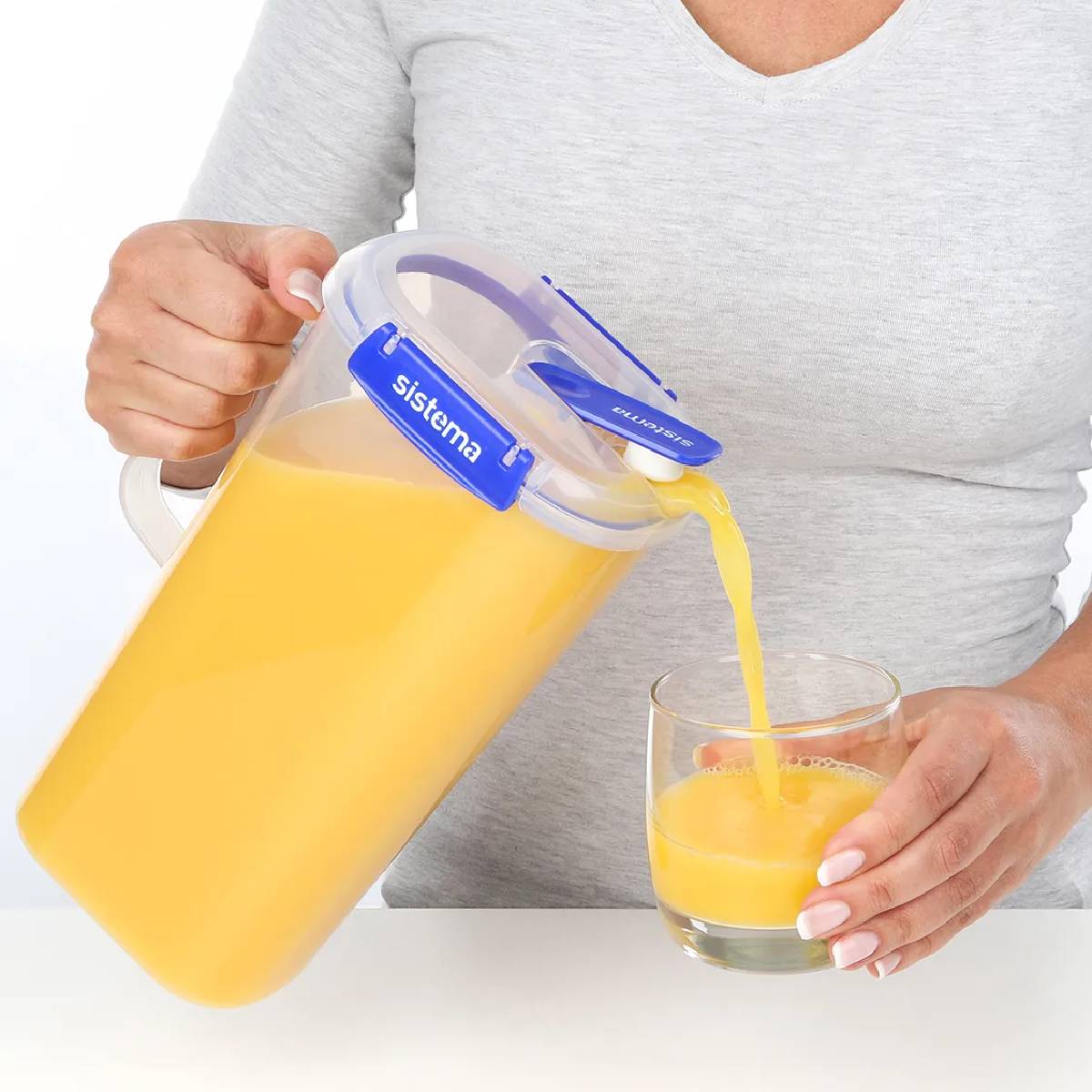 Jarro hermético Klip It+ Juice System 2 l