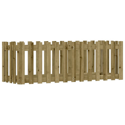 Arriate Elevado Jardín Valla Madera Impregnada Pino 150x50x50cm_3