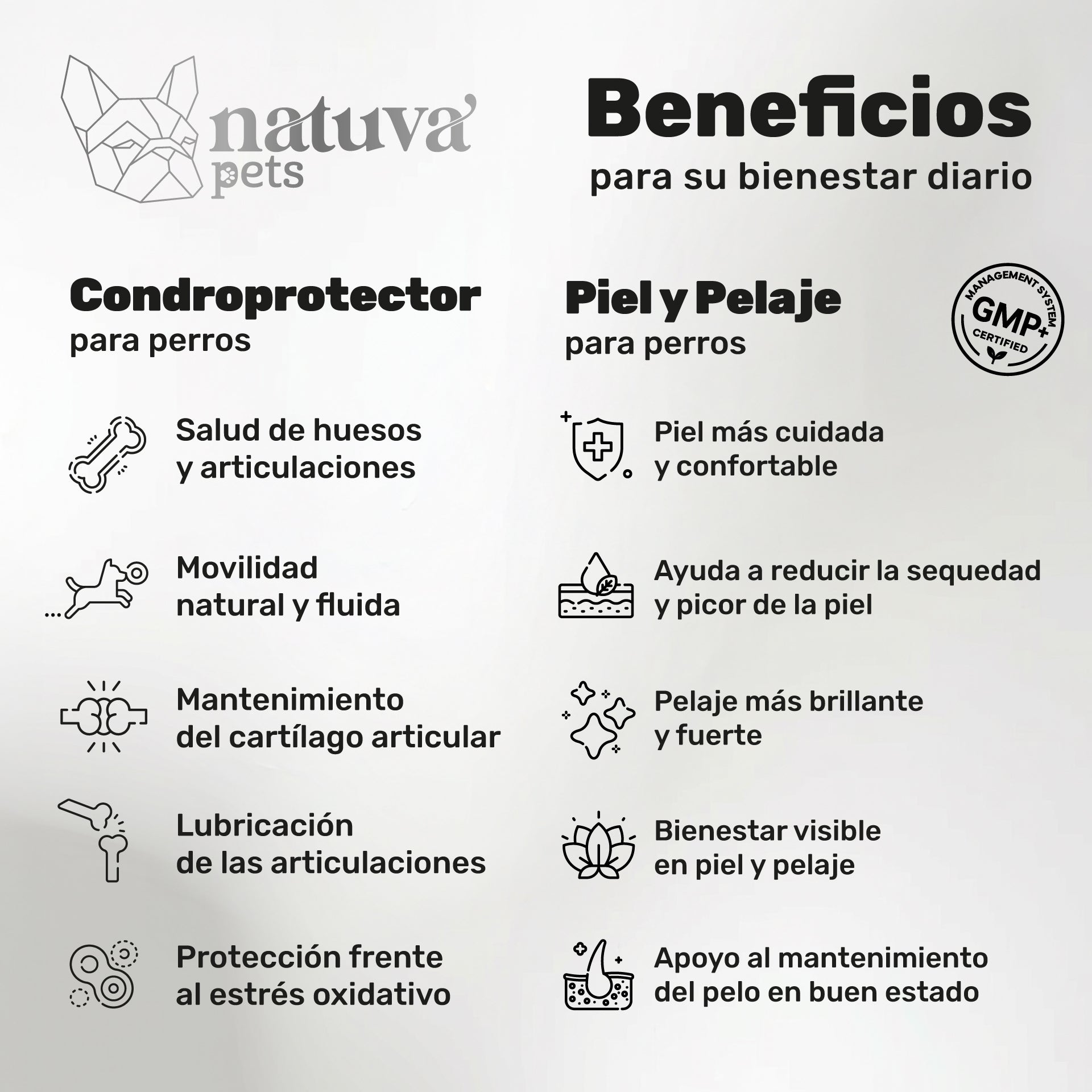 Pack Condroprotector + Aceite De Salmón Para Perros. Suplementos Mascotas. 240 Masticables. Natuva Pets_1