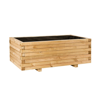 Wildbox Jardínera Rectangular: Estilo Y Funcionalidad Para Tu Espacio Verde 1x0,5x0,385 M / Multicolor_2