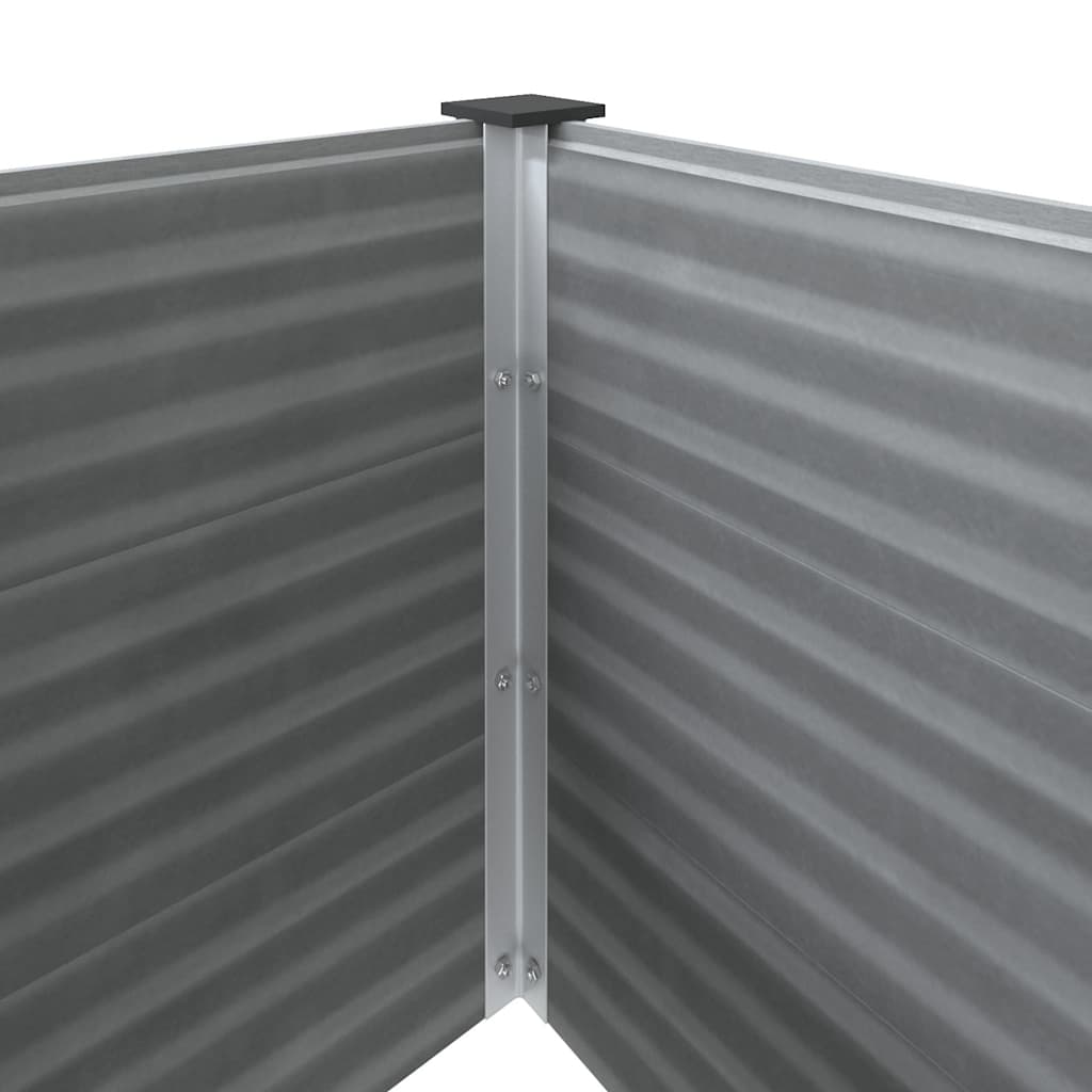 Arriate De Wpc Gris 250x50x91 Cm_5
