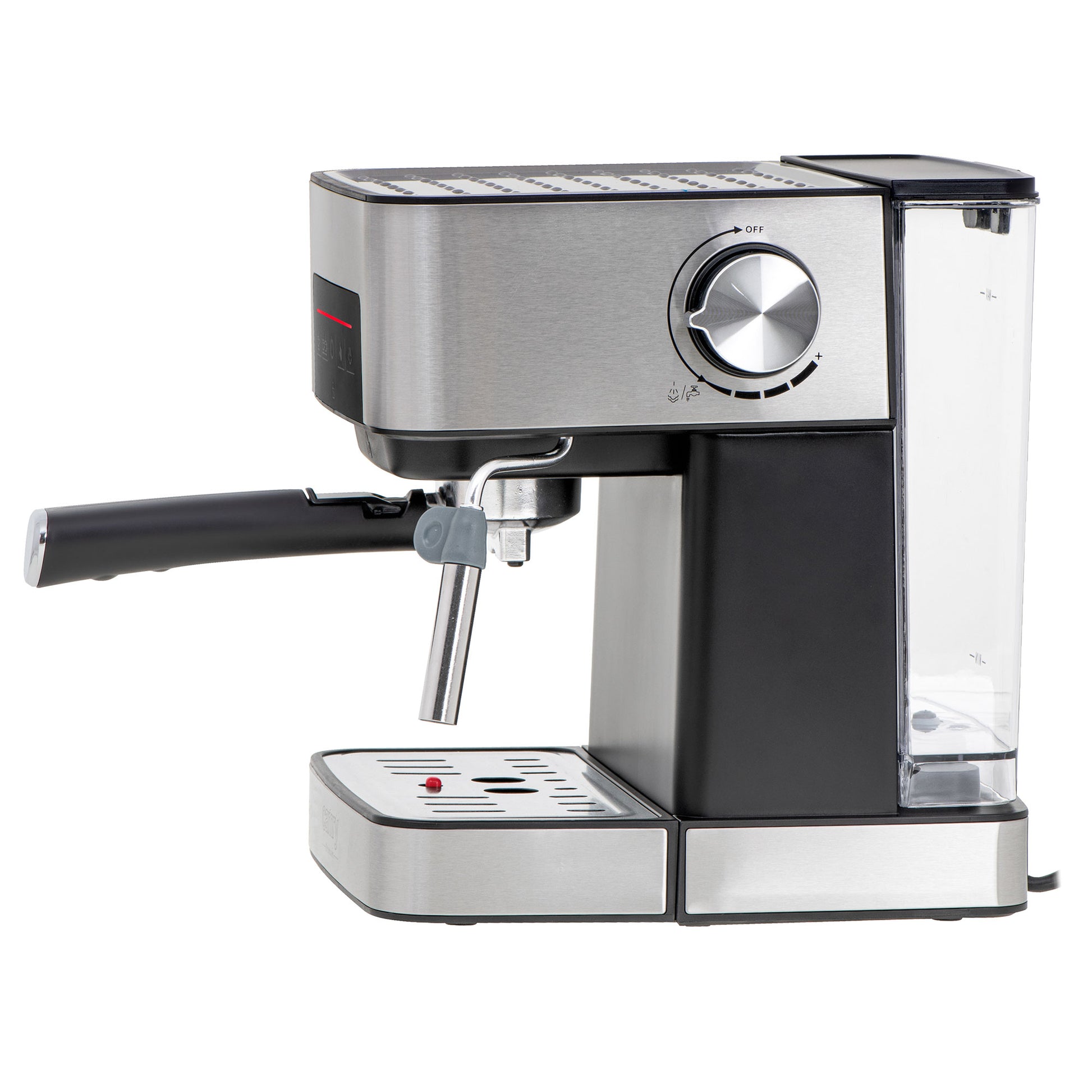 Cafetera Espresso Automática 15 Bares 1,6l, Brazo Doble Salida, Espumador Leche, Calienta Tazas Camry Cr4410 Negro/plata_4