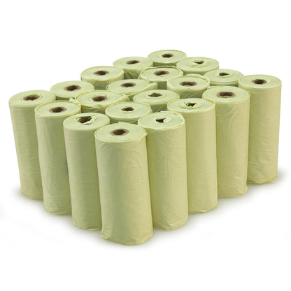 Sacos biodegradáveis ​​para excrementos Arquivet 20 rolos x 15 sacos