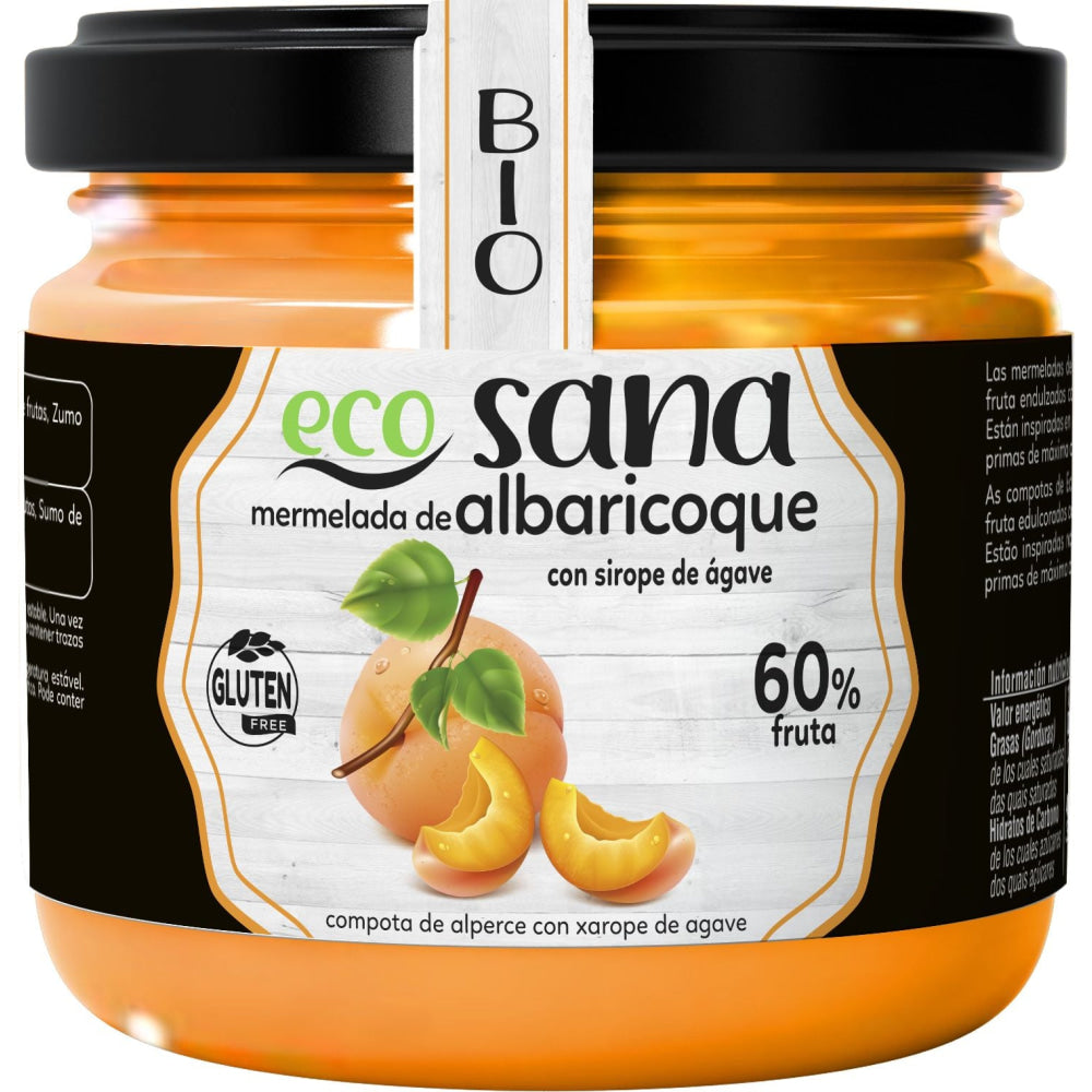 Mermelada De Albaricoque Con Sirope De Ágave Bio 260 Gr_0