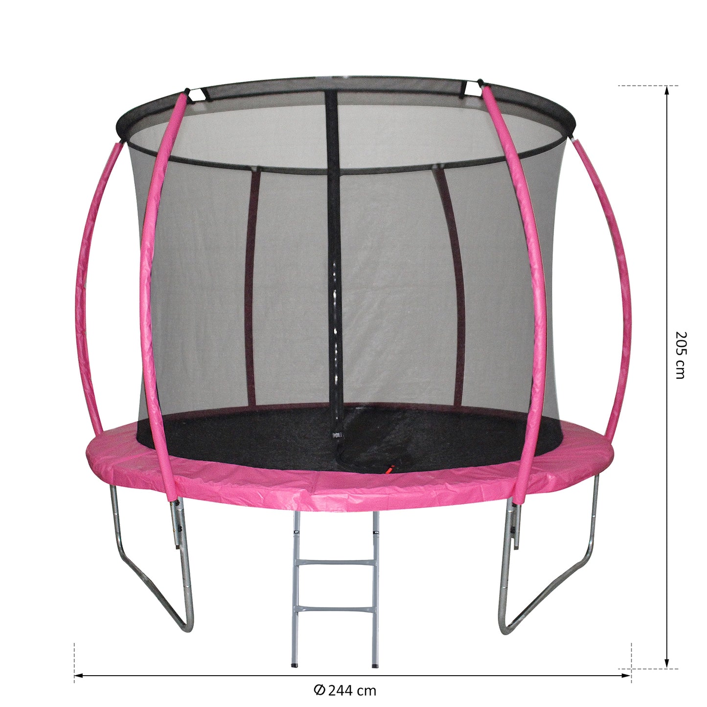 Homcom Trampolín De Exterior Multiuso Con Red Seguridad Y Escalera Carga 100kg_2