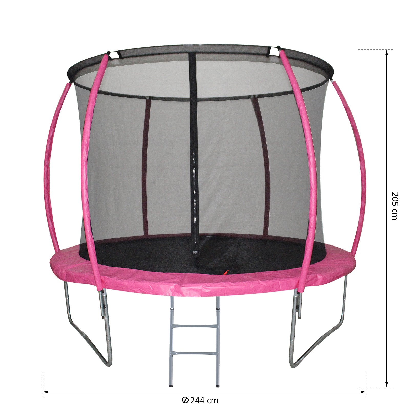 Homcom Trampolín De Exterior Multiuso Con Red Seguridad Y Escalera Carga 100kg_2