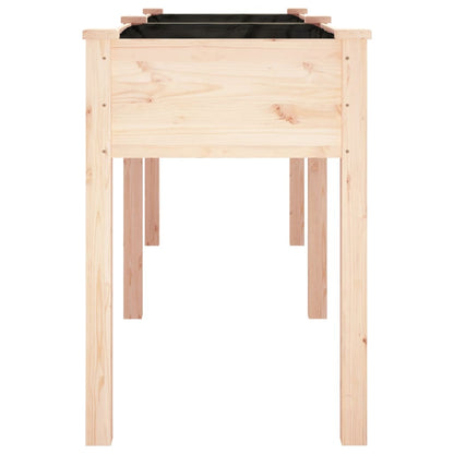 Jardinera Con Forro Interior Madera Maciza Abeto 203x53x76 Cm_4