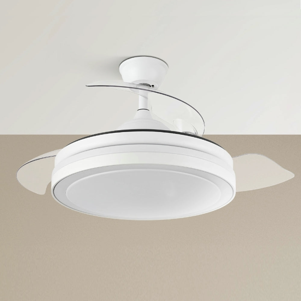 Ventilador Dc Esparta 72w 6120lm Blanco 3 Aspas Desp. 110d 3 Colores C/remoto+ Temporizador+ Memoria_4