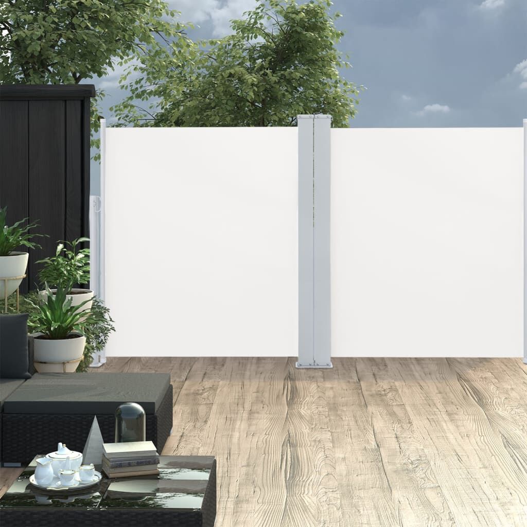 Vidaxl Toldo Lateral Retráctil Color Crema 140x600 Cm_1