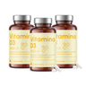Pack de 3 Vitaminas D3 4000 UI da Just Elements Wellness