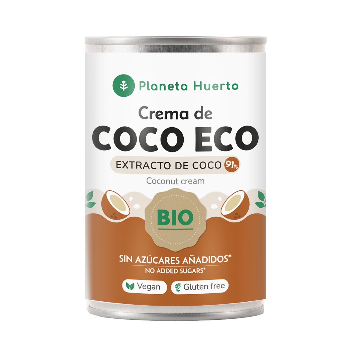 Creme de coco concentrado para cozinhar ECO Planeta Huerto 400 ml