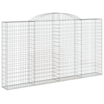 Cestas De Gaviones 4 Uds Forma De Arco Hierro 300x30x160/180 Cm_2