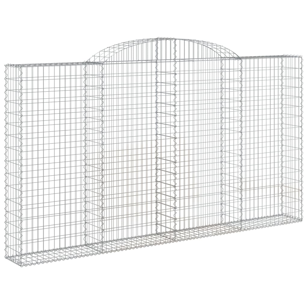 Cestas De Gaviones 3 Uds Forma De Arco Hierro 300x30x160/180 Cm_2