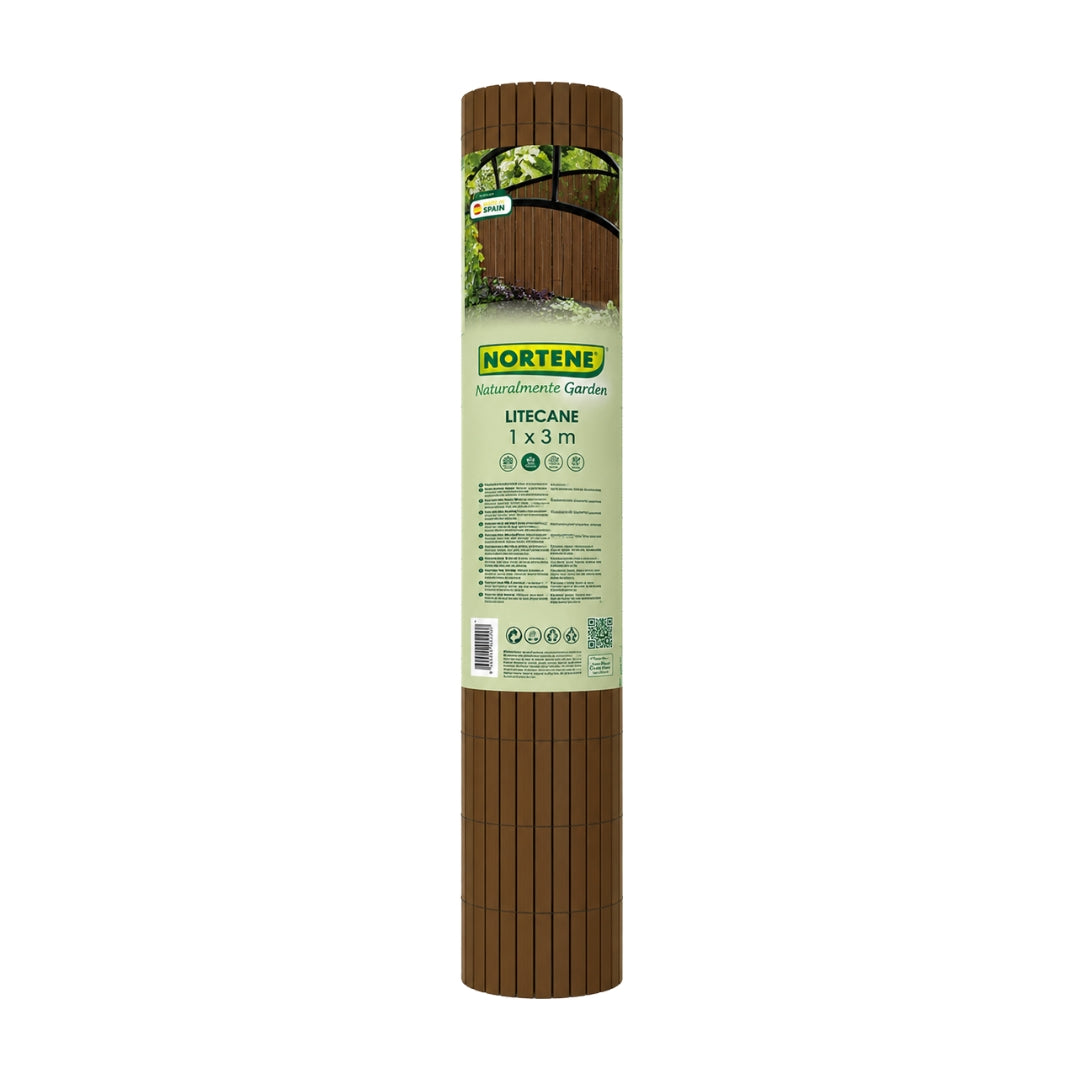 Cañizo Pvc Lite D/c 16mm Marrón - Ideal Para Tus Exteriores - 1,5x3 M - Multicolor_0