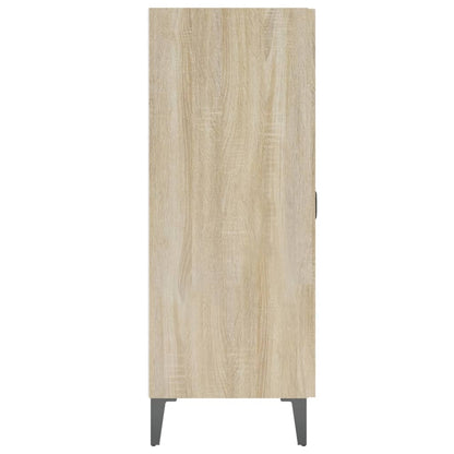 Aparador De Madera De Ingeniería Roble Sonoma 69,5x34x90 Cm / Vetonek_2