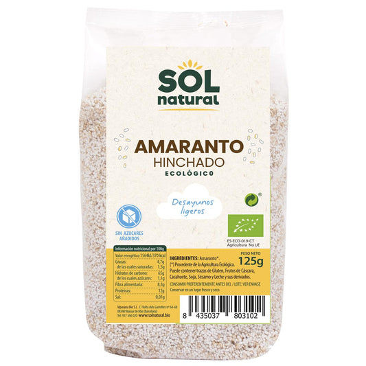 Amaranto Tufado Orgânico Sol Natural 125 g
