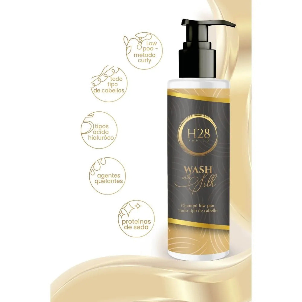 H28 And Co Champú Low Poo Wash With Silk 250ml_1