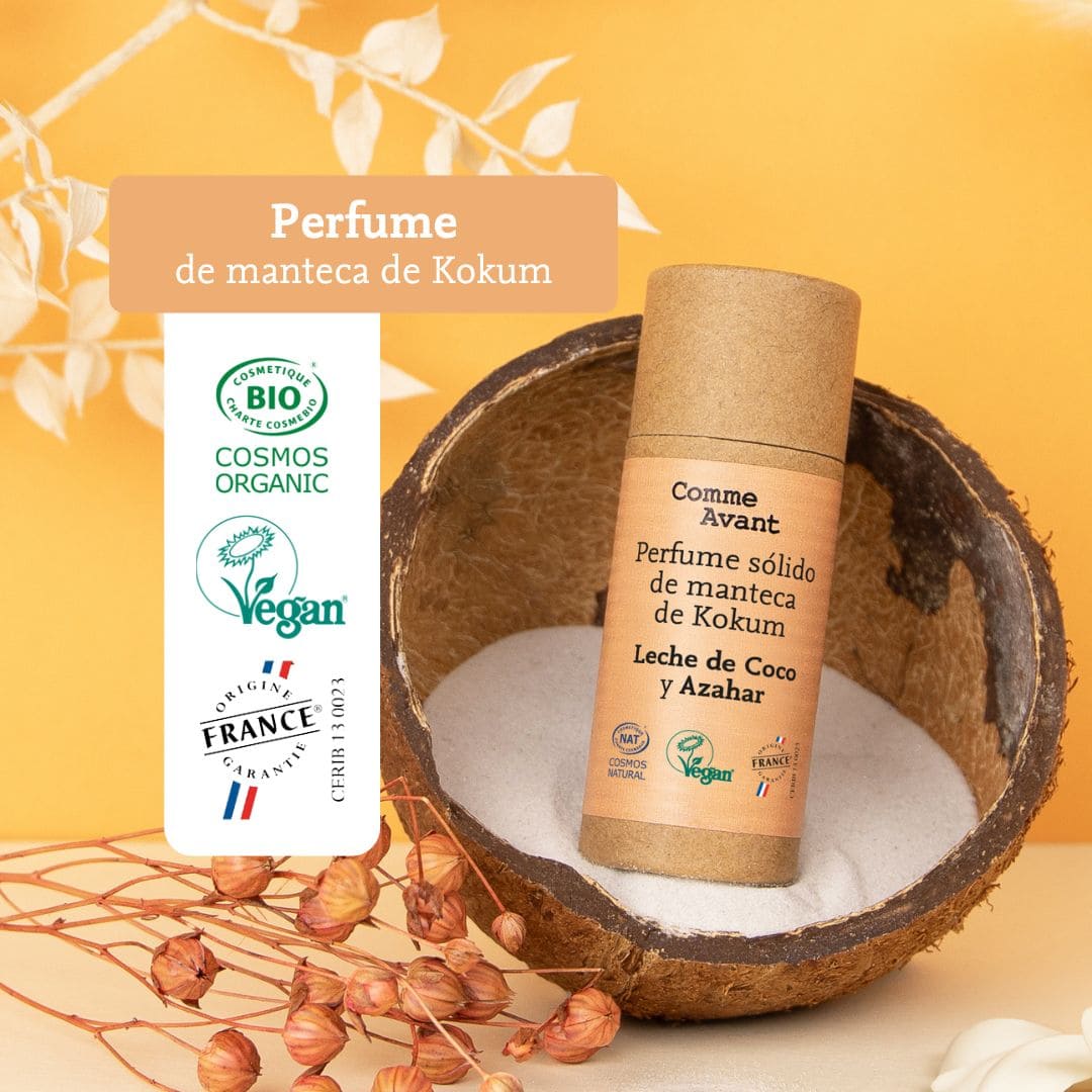 Perfume Sólido Dulce Y Afrutado Con Manteca De Kokum - Vainilla Y Jazmín_3