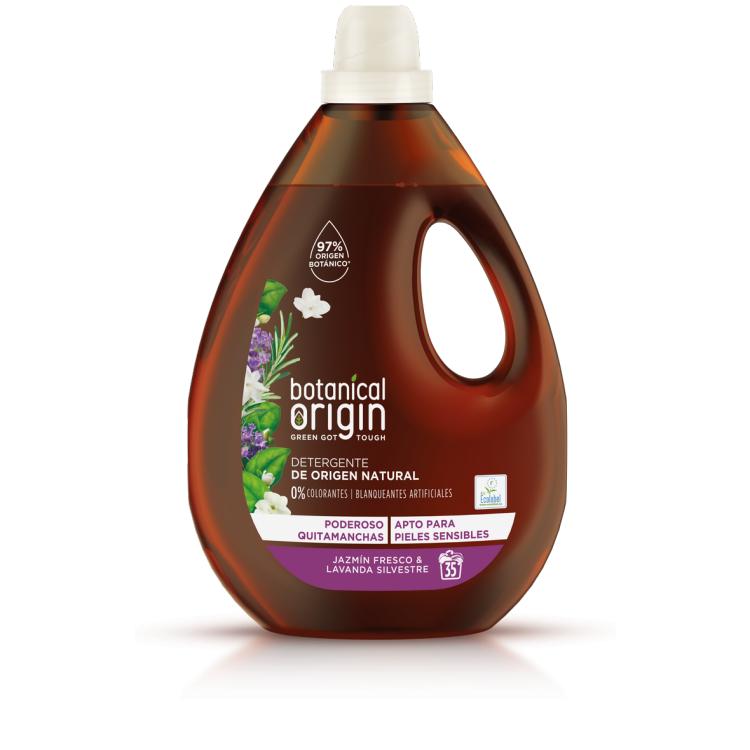 Detergente para roupa de alfazema, 35 doses. Origem botânica