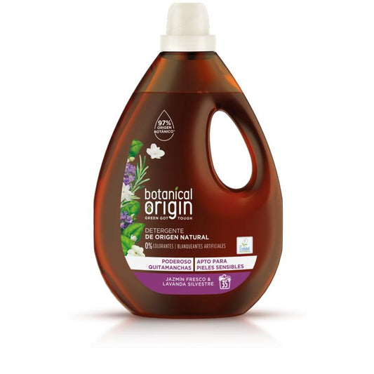 Detergente para roupa de alfazema, 35 doses. Origem botânica
