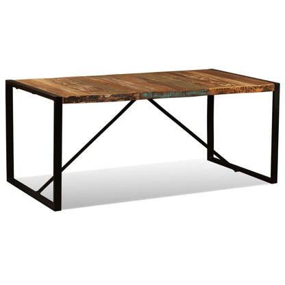 Mesa De Comedor De Madera Maciza Reciclada 180 Cm_1