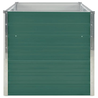 Jardinera Elevada De Acero Galvanizado Verde 160x80x77cm_3