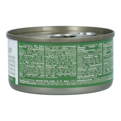 Kit Cat Can Toppers - Atum e Camarão 80g Ração húmida para gatos em gelatina